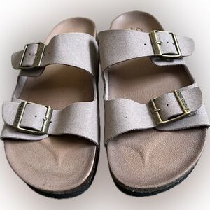 Skechers Luxe Foam Women's Brown Sandals Size 6